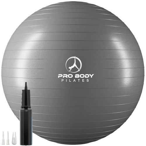 ProBody Pilates Exercise Ball - Multiple Sizes Gym Grade Balance Ball for Fitness, Yoga, Workout, Pregnancy & Physical Therapy