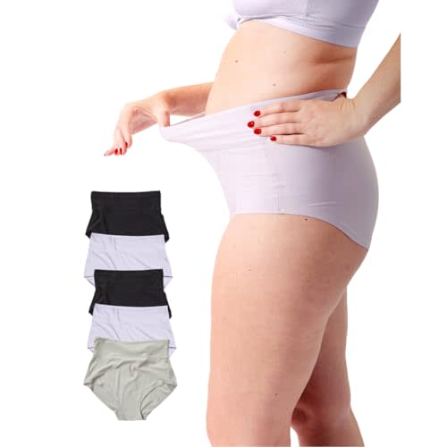 Bodily The All-In Panty, Maternity, Postpartum & C-Section Underwear, High Waisted, Soft, Stretchy for Pregnancy & Postpartum