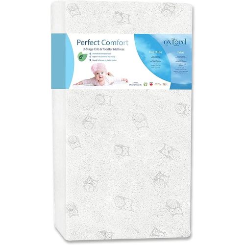 Oxford Baby Perfect Comfort 2-Stage Crib Mattress & Toddler Mattress