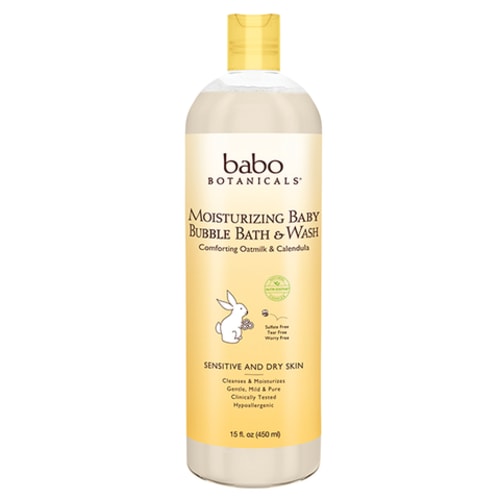 Moisturizing Oat & Calendula Bubble Bath & Wash | Babo Botanicals