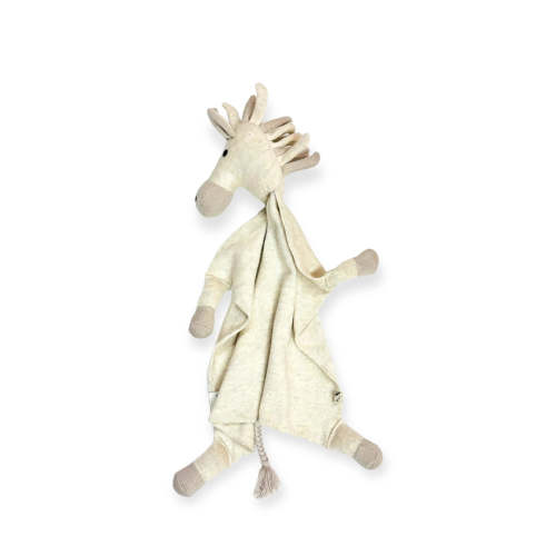 Horse | Organic Baby Lovey Security Blanket Cuddle Cloth | Handmade