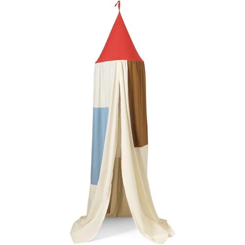 Kids Bed Canopy with Patch Soft Crib Tent Curtain Reading Nook Play Room Nursery Decoration