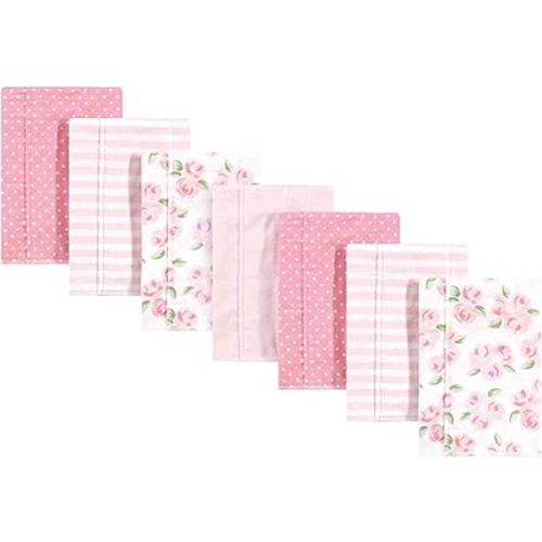 Little Treasure Unisex Baby Cotton Flannel Burp Cloths, Beyoutiful, One Size