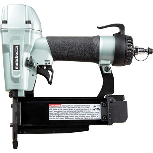 Metabo HPT Pin Nailer Kit | Pro Preferred Brand of Pneumatic Nailers | 23 Gauge | Accepts 1/2-Inch to 2-Inch Pin Nails | Ideal for Paneling, Small Molding, & Fine Trim Work | Built-In Silencer | NP50A - Pinner Only