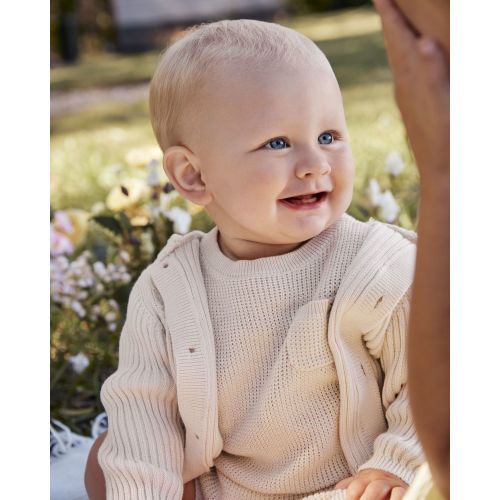 Baby 2-Piece Waffle Knit Tee & Short Set - Carter's | Carter's