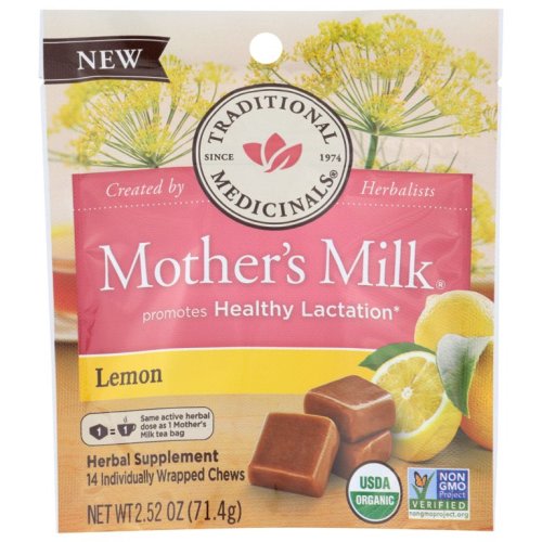 Traditional Medicinals Organic Mother'S Milk Lemon Chews, 2.52 Oz