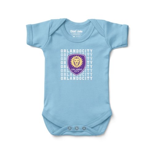 Newborn & Infant Orlando City SC Chad & Jake Light Blue Retro Bodysuit