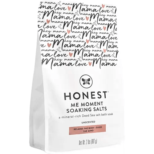 The Honest Company Honest Mama Me Moment Soaking Salts | Calming, Mineral-rich Dead Sea Salt Soak | 2 lbs