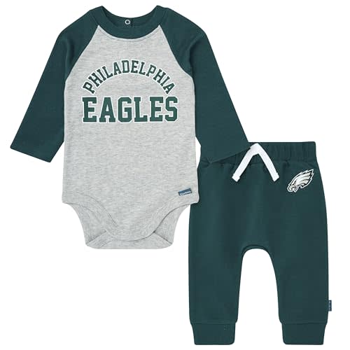 Gerber NFL unisex-baby Nfl Onesie Bodysuit and Jogger Set