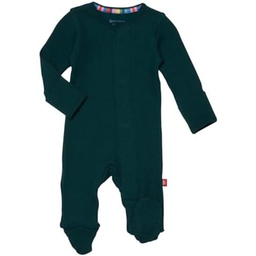 Magnetic Me Boys Modal Magnetic Baby Footie Pajamas | Silky Soft Modal Fabric | Baby Sleepers Available in Sizes PRE - 24M