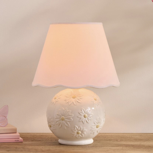 Ceramic Daisy Table Lamp