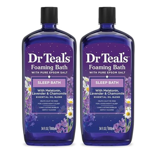 Dr Teal's Foaming Bath with Pure Epsom Salt, Sleep Blend