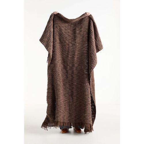 Gauze Fringe Woven Throw Blanket