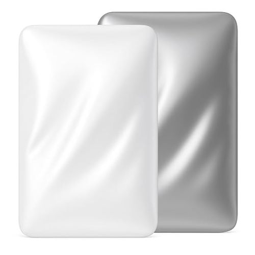 Satin Bassinet Sheet 2 Pack, Great for Baby Hair, Soft Silk Feeling Sheet for Rectangle Cradle Bassinet Mattress Pad, for Boys Girls Gift Newborn and Infant(White & Gray)