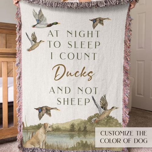 Duck Hunting Blanket Baby Boy Custom Blanket Mallard Duck Nursery Decor Personalized Baby Shower Gift Duck Baby Blanket Custom Dog Blanket