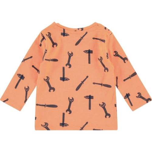 Shirt, Orange Print - Babyface | Maisonette