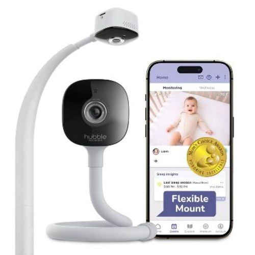 Hubble Connected GoBaby AI 2K UHD Baby Smart Battery Digital Video Monitor with AI Enhanced Features