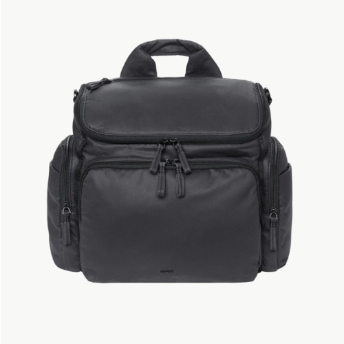 Baby Bag Medium in Black Organic Cotton