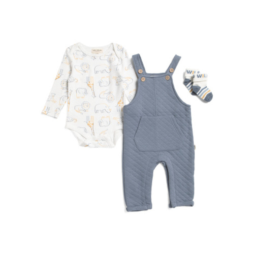 Newborn Boys 2pc Safari Bodysuit And Overalls Set | Kids & Baby | T.J.Maxx