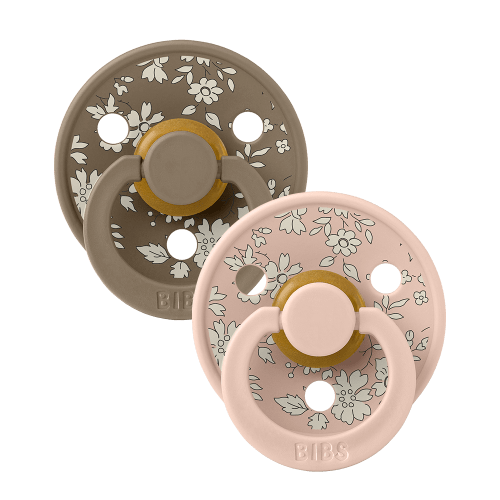 BIBS x LIBERTY Colour Pacifiers 2 Pack Capel - Blush Mix