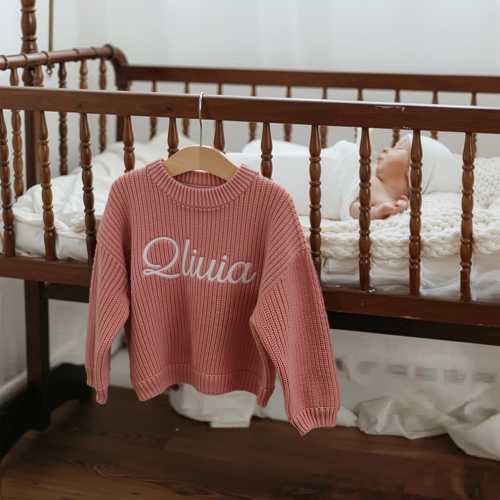 LittledesignbyNIK - Baby Name Sweater
