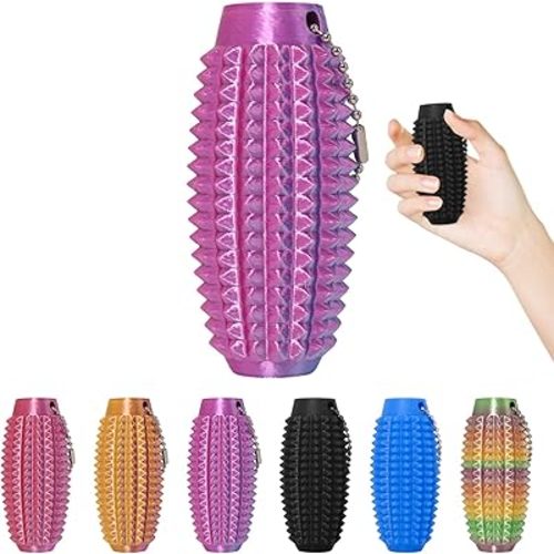 Little Ouchies Fidget Toys,Pain Stim Fidget Toy Reduce Stress for Adults,Anxiety Relief Pain Stim,Spiky Fidget Keychain for Anxiety and Stress Reduction,Novelty Gifts for Friends 1PCS