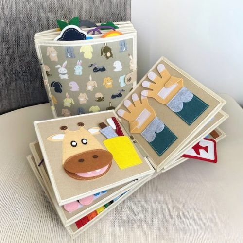 Montessori Soft Activity Book Toddler Quiet Book Busy Book for Boys and Girls Sensory Toy - Etsy