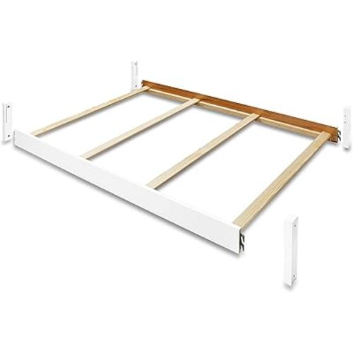 Sorelle Furniture Toddler Rails and Full-Size Bed Adult Rails, Sorelle Wood Bed Rail & Crib Conversion Kit, Converts Sorelle Furniture Crib to Toddler Bed and Full-Size Bed, # 221 - White