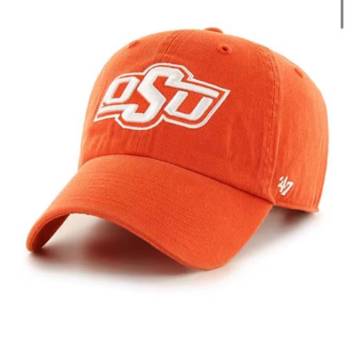 47 Oklahoma State Cowboys Baby ORANGE Clean Up Infant Adjustable Hat - 48020253