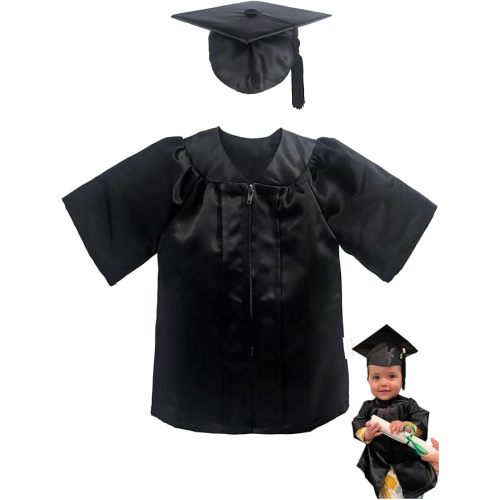 GraduatePro Baby Graduation Cap and Gown Set for Infant Toddler with Tassel as NICU Grad Gift
