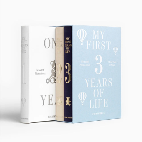 PRINTWORKS | Photo Book, My First 3 Years, 3-pack