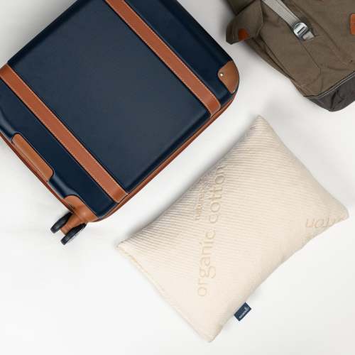 Organic Latex Travel Pillow With Organic Cotton Fabric | Naturepedic