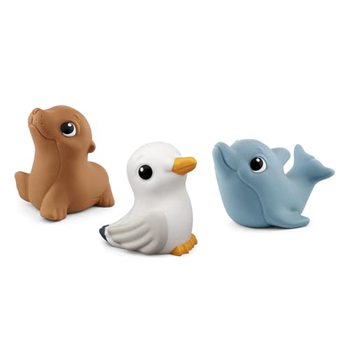 My First Tonies: Ocean Set - Seagull, Seal, and Dolphin Soft and Squeezable Audio Toy Figurines