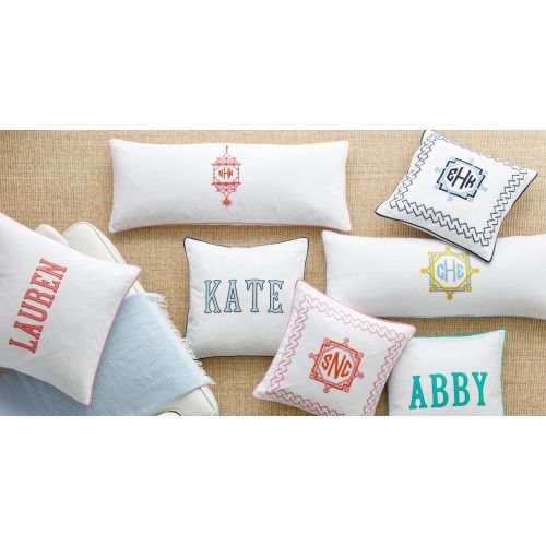 Bespoke Embroidered Pillow | Mark and Graham