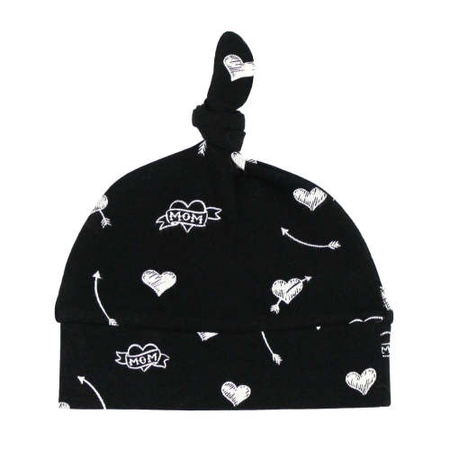 Mom Heart | Organic Knotted Hat – L'ovedbaby