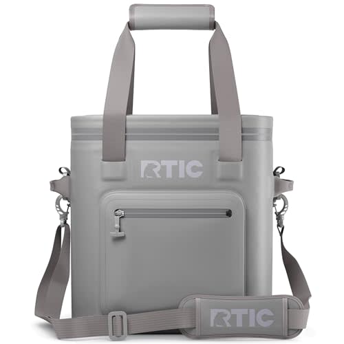 RTIC 20 Can Ultra-Tough Soft Cooler Pro, Insulated, Waterproof, Leak Proof, Portable Floating Bag for Beverage, Drink, Lunch, Outdoor, Beach, Car,Camping, Picnic, Fishing, Boat