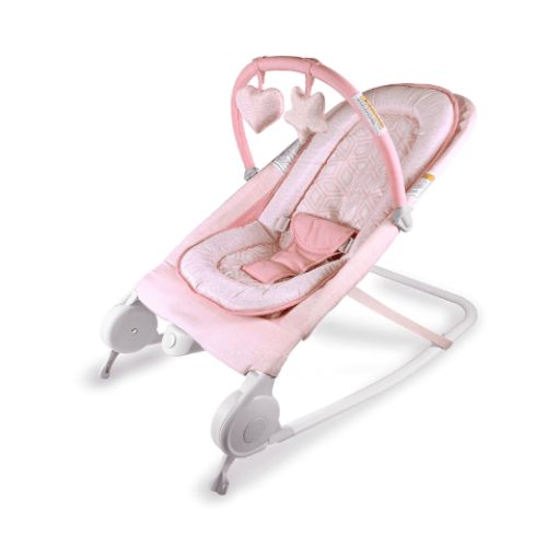 Summer Infant 2-in-1 Baby Bouncer And Rocker Duo, Pink