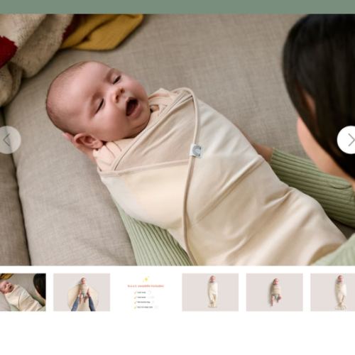 b.e.s.t. swaddle - Coconut Cream