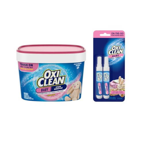 OxiClean Versatile Stain Remover Baby Stain Soaker, 3 lb