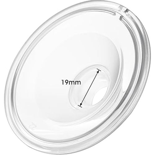 Silicone 19mm Flange Size Compatible with Momcozy/Tsrete/Kmaier/Hezkugu Wearable Breast Pump,Momcozy Shield/Flange Flange Insert Replacement, Use for S9|S12|S9 Pro|S12 Pro Parts/Accessories