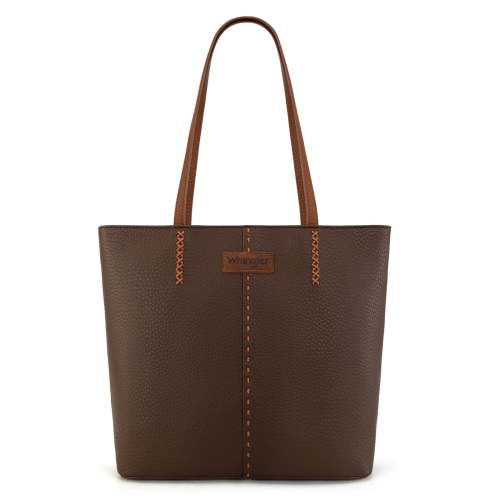 Wrangler Tote Bag for Women Top Handle Satchel Purse, Coffee