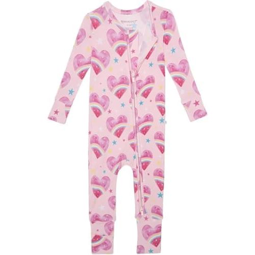 Posh Peanut Girls Convertible Baby Sleepers, Toddlers Footless Pajamas