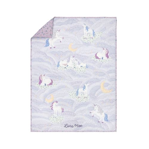 Unicorn Dreams Baby/Toddler Quilt ,36x50, Multi