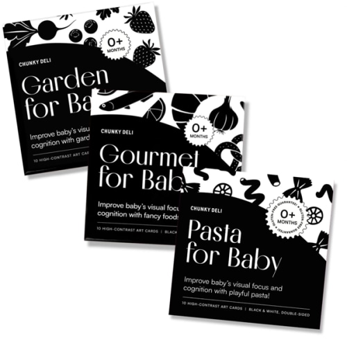 High Contrast Art Cards Bundle (3-Pack) – Chunky Deli