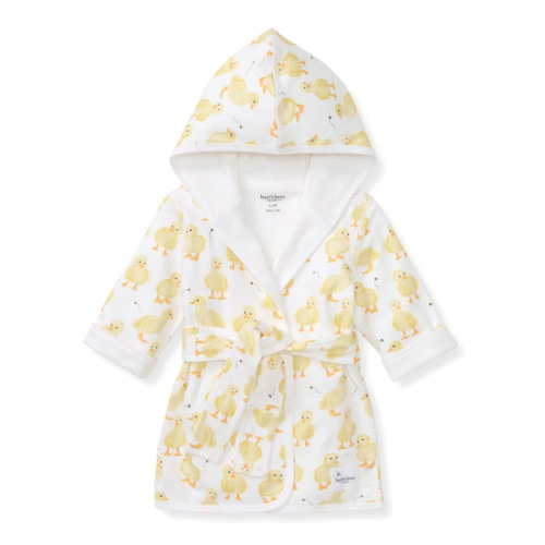 Organic Cotton Knit Terry Hooded Robe Little Ducks