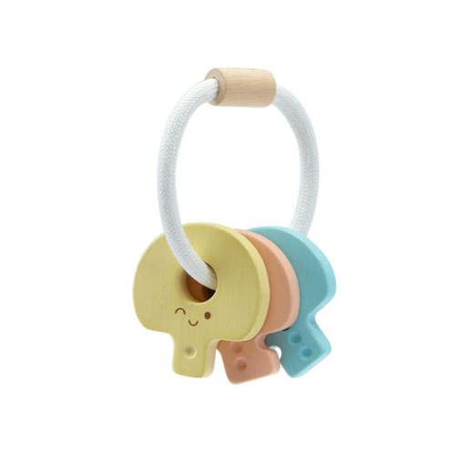 Baby Key Rattle - Pastel – PlanToys USA