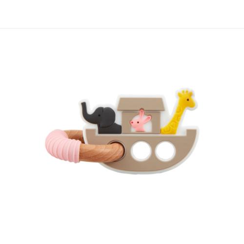 Pink Noah's Ark Teether