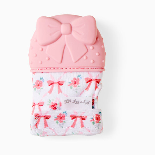 Itzy Ritzy Teething Mitt - Ribbons & Roses