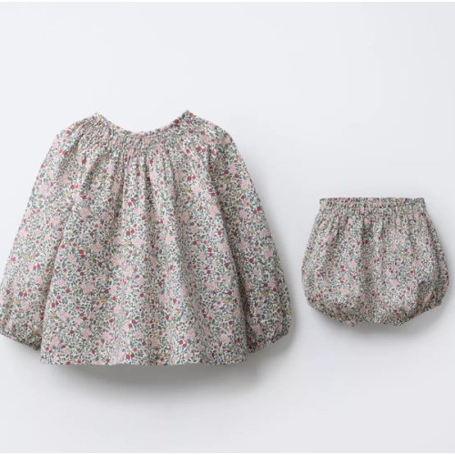 FLORAL SHIRT AND BLOOMER SET - Multicolored | ZARA United States
