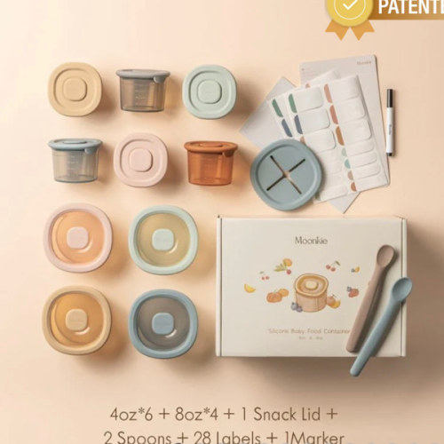 Silicone Baby Food Containers